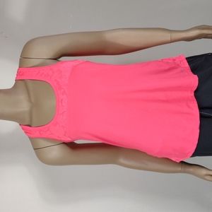 American Eagle Outfitters Small hot pink Athletic running yoga Racetrack Top